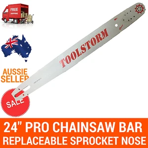 24"/25" PRO CHAINSAW SPROCKET NOSE BAR ONLY 3/8 063 84DL FOR STIHL CHAINSAW - Picture 1 of 1