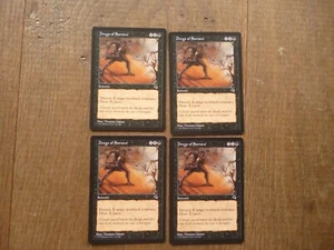 MTG 4 x Dregs of Sorrow Rare Tempest Magic The Gathering playset - Picture 1 of 1