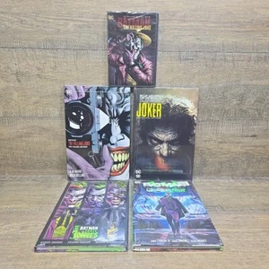 DC Black Label Batman Hardback Fumetti Joker Bundle Edizione Deluxe Nuovo - Foto 1 di 14