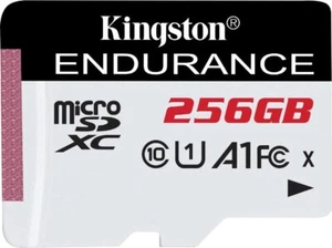Kingston High Endurance 256GB microSDXC, karta pamięci biała/czarna, UHS-I U1, - Zdjęcie 1 z 1