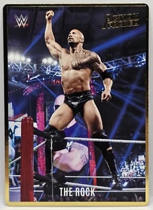 The Rock FINAL BOSS 2023 Panini Chronicles WWE ACTION PACKED Card #AP-13 - Picture 1 of 2