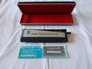 HOHNER PROFESSIONAL CBH2016 CHROMATIC HARMONICA Near Mint - Picture 1 of 6