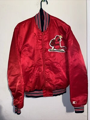 Chaqueta St Louis Cardinals MLB Starter Hombre’s Grande Béisbol Años 90’s De Colección Roja Foto 1 de 4