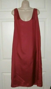 Women's Size Large Burgundy Long Slip Dress Lining Sleeveless New .. - Picture 1 of 4