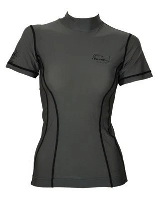 REACTOR Damen Lycra Surf-Shirt Rash Guard Thermoshirt UV-Shirt UV-Schutz kurzarm