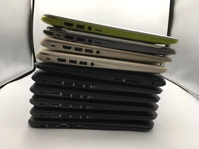 Lot of 10 HP Chromebook 14 ak031nr/SMB Missing Components For Parts or Repair-FT - Image 1 of 4