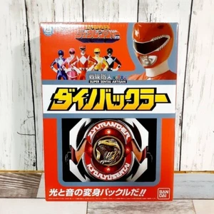 MEDALLA Bandai Zyuranger SUPER SENTAI HEBILLA DE DINOSAURIO ARTESANAL Y MORPHER con caja usada JP - Imagen 1 de 12