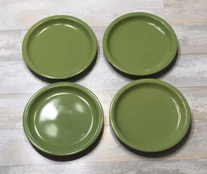 FIESTA 7.5” Plates Green Set Of 4 Luncheon Dessert Bread Small Rimmed Firstaware - Picture 1 of 6
