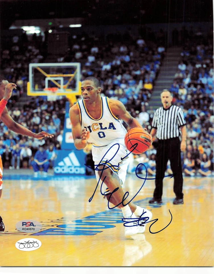 Foto 8x10 firmada por Russell Westbrook PSA/DNA UCLA Bruins autografiada Foto 1 de 1
