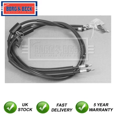 Cable de freno de mano trasero Borg & Beck se adapta a Ford Focus C-Max #1 1234296 - Imagen 1 de 4