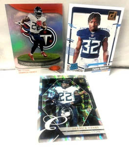 2023 Certified &Donruss Derrick Henry & Tyjae Spears /149 (3)-Card Lot Titans - Picture 1 of 5