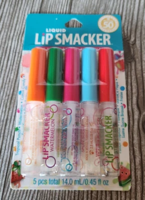 Liquid Lip Smacker "50 Years" Tropical Watermelon Candy Sugar Strawberry .45oz - Image 1 of 2