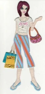 Mode Dame Mädchen Tasche Liebe Stickerei Applikation Patch - Bild 1 von 1
