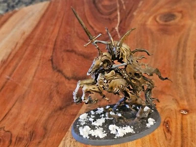 Warhammer Fantasy AOS Nighthaunt Knight of Shrouds on Ethereal Steed Painted - Image 1 of 4