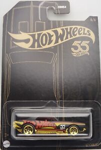Hot Wheels '67 Camaro 55 aniversario 2 negro/dorado 6/6 2023 HLK08-D510