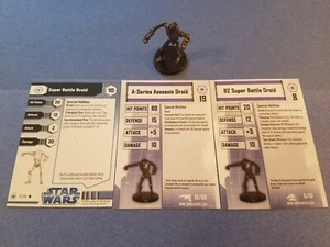 Star Wars Miniatures Virtual+Regular Card B2 Super Battle Droid/Assassin - Picture 1 of 1