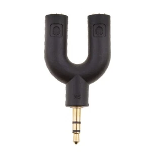UK 3.5mm Stereo Audio Splitter Earphone Headphone 2 Way Adapter Adaptor - Picture 1 of 2
