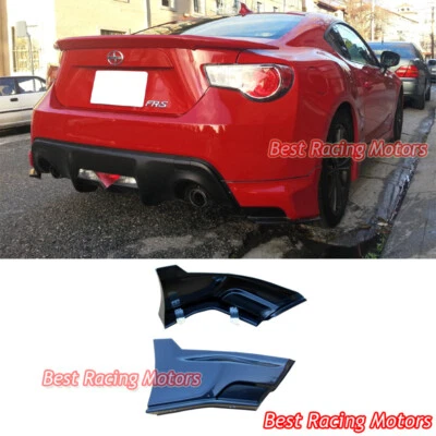 Delantales traseros (ABS) estilo BRZ JDM para 2012-2016 Scion FR-S / Toyota 86 / 2012-2021 Foto 1 de 2