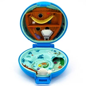Polly Pocket Undersea World 1992 Bluebird Jeweled Compact NUR unvollständig - Bild 1 von 9