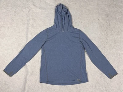 Camisa con Capucha LL Bean Insect Shield Talla L 14-16 Azul Manga Larga Foto 1 de 4