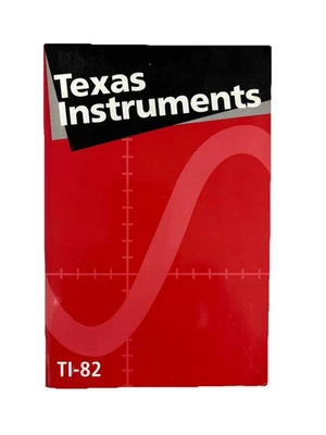 ⭐⭐⭐ Brand New Texas Instruments TI-82 Graphing Calculator Guidebook ⭐⭐⭐ - Image 1 of 4