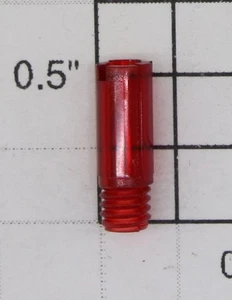 American Flyer PA12A190 S Gauge Red Plastic Smoke Stack Insert (12) - Picture 1 of 1