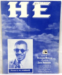 HE 1954 Sheet Music Al Hibbler Australian Print - Picture 1 of 6