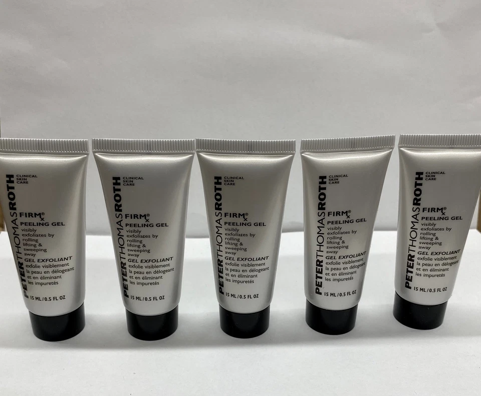 8 piezas.  Gel exfoliante Peter Thomas Roth FIRMx .5 OZ nuevo sellado fresco Foto 1 de 2