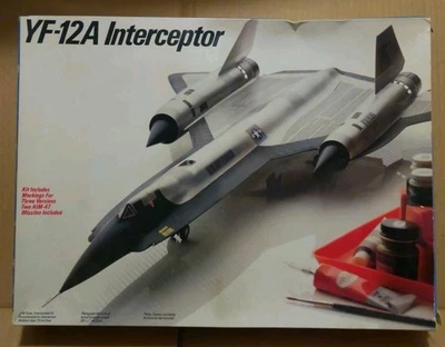 Testors Lockheed YF-12A Interceptor 1/48 Scale Model Kit Sealed Parts Vintage - Image 1 of 4