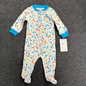 Tuta Nike bambino ragazzo pezzo unico con piedini zip blu navy 3M NUOVA - Foto 1 di 11