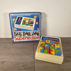 Vintage Lakeside Superfection Puzzle Game 100% Complete Timer Works W/ Box - Picture 1 of 4