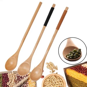 Long Handle Spoon Kitchen Gadgets Sturdy Coffee Spoon Easy - Picture 1 of 20