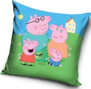 Peppa Pig / Kissenbezug - Kopfkissenbezug 40 x 40 cm - Bild 1 von 1