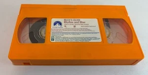 Blues Clues - Rhythm and Blue (VHS, 1999) No Case Orange VHS - Imagen 1 de 6