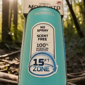 Brand New - THERMACELL Patio Shield Mosquito Protection GLACIAL BLUE - Picture 1 of 12
