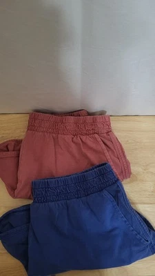 Lote Pantalones Cortos Mujer Junior Adolescente Talla Mediana Forever 21 Azul Naranja Bolsillos NUEVO Foto 1 de 4