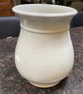 White Victorian Large Ironstone Jardiniere Vase Signed - Picture 1 of 8