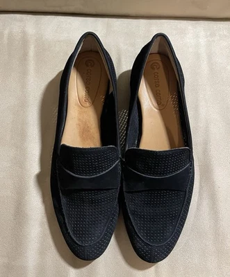 Corso Como Womens Loafers Size 8.0 M Black Suede Leather Slip-ons - Image 1 of 4