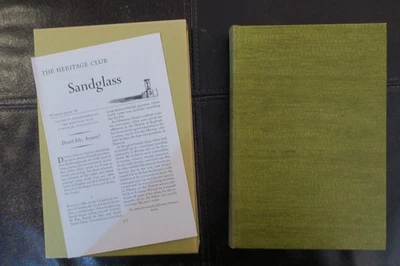 Heritage Press Robinson Crusoe Defoe Sandglass 1958 HC Slipcase Very Good+ - Image 1 of 4