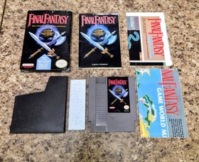 Final Fantasy (Nintendo NES) Complete in Box Manual Maps CIB Final Fantasy 1 