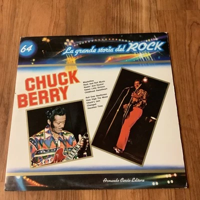 Chuck Berry La Grande Storia Del Rock LP (1982) ITALY IMPORT Vinyl Record Album - Image 1 of 4