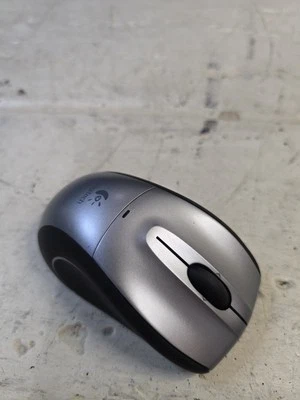 Logitech M-RBR125 Wireless Mouse with Dongle - Silver/Black - Image 1 of 4