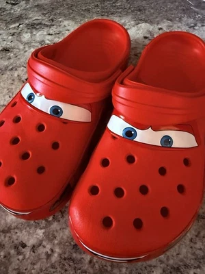 Lightning McQueen Crocs - Size 5M/Size 7W - Image 1 of 4