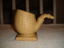 Vintage Haeger USA Pottery Planter Ashtray Ceramic Pipe Shape Stamped #384