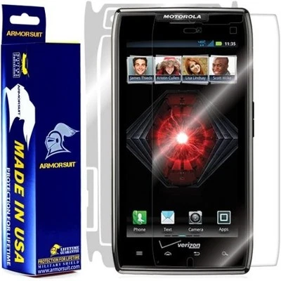 ArmorSuit MilitaryShield Motorola Droid Razr Screen Protector + Full Body Skin - Image 1 of 4