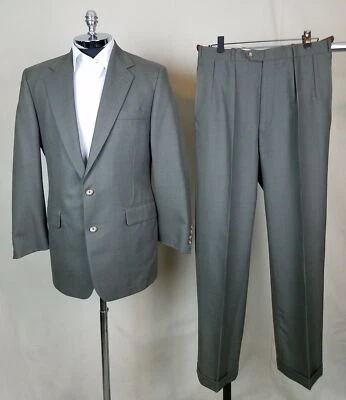 Traje NORDSTROM/Linett Ltd Para Hombres Gris Ventana Plisado Puño Ventilación Única 40 L Foto 1 de 4