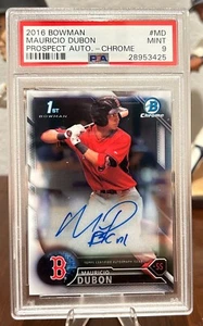 Mauricio Dubon Bowman Prospect 2016 cromo automático PSA 9 #MD - Imagen 1 de 2