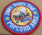 Scouts Popcorn Sale 2005 Trails End,, Cloth Patch Badge Boy Scouts Scouting
