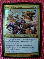 MtG Foil RAFIQ OF THE MANY 10/15 From the Vault: Legends V11 WORLDWIDE Magic NM