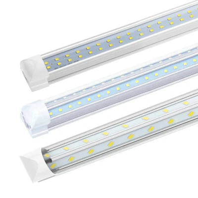 T8 2FT 4FT 8FT LED Tubo Luces Garaje 14W 36W 72W 90W LED Tienda Luces Accesorios Foto 1 de 4